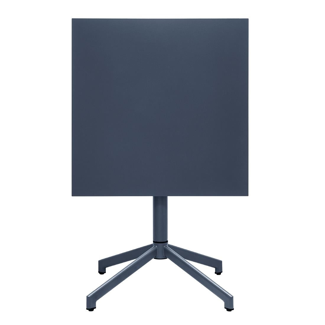 Bolero Porto Folding Table Slate Blue 700x750mm