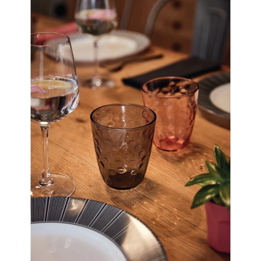 Luminarc Concepto Bulles Grey Tumblers 310ml (24 Pack)