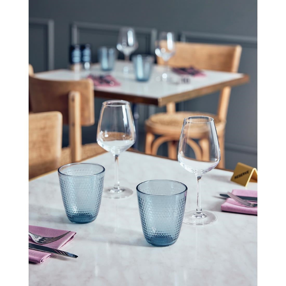 Arcoroc Pampille Tumblers Blue 310ml (24 Pack)