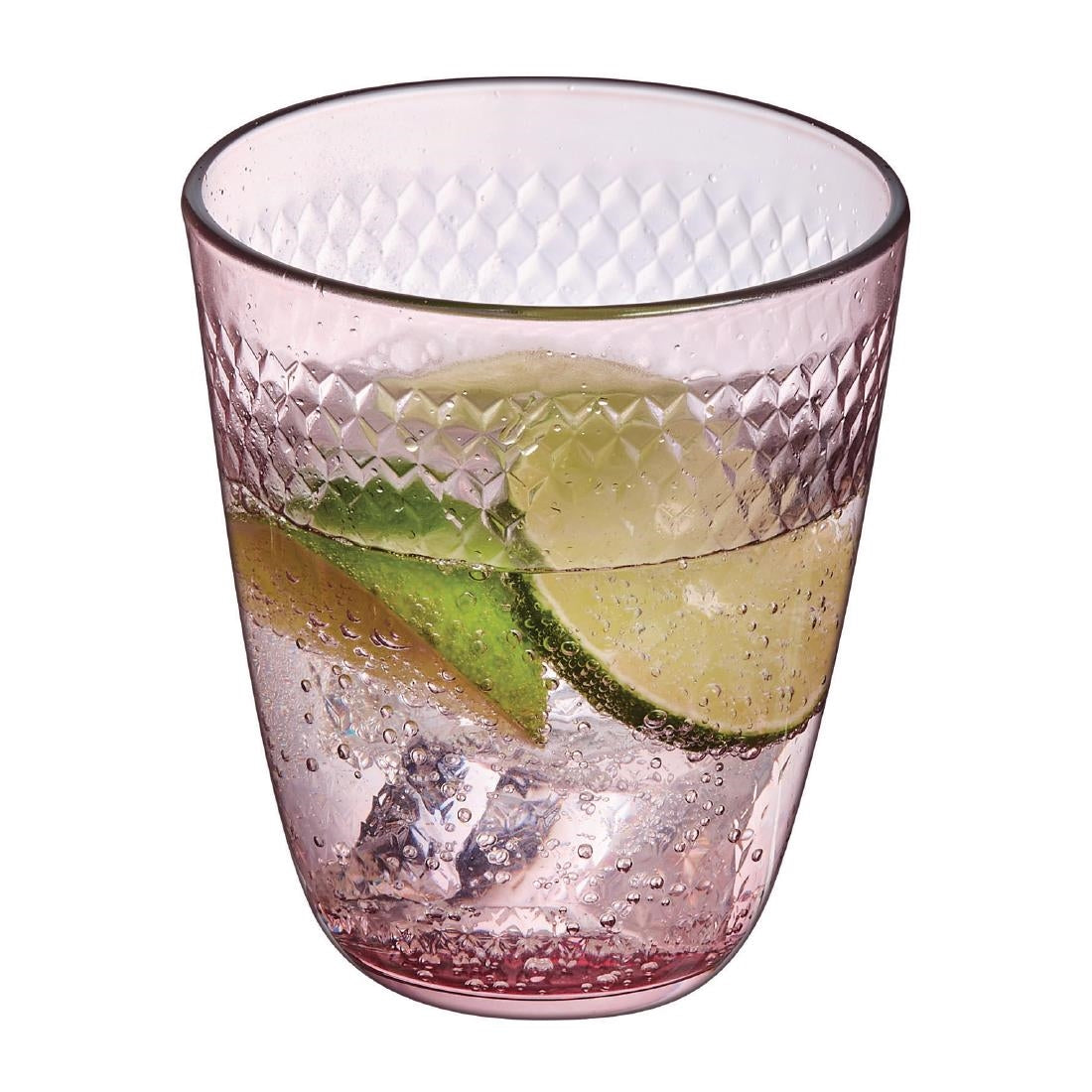 Arcoroc Pampille Tumblers Pink 310ml (24 Pack)