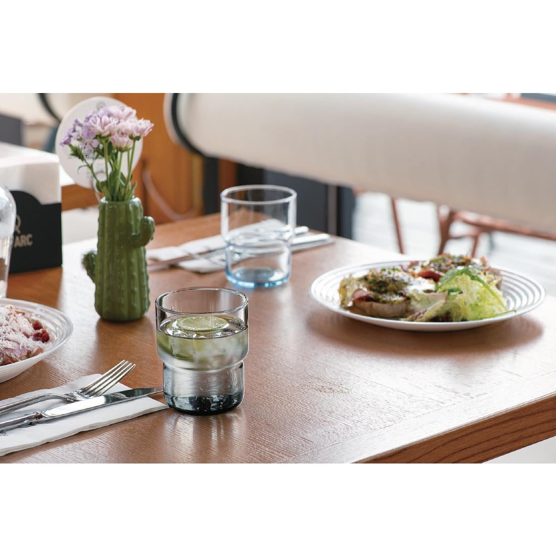 Arcoroc Log Brush Grey Tumblers 220ml (24 Pack)