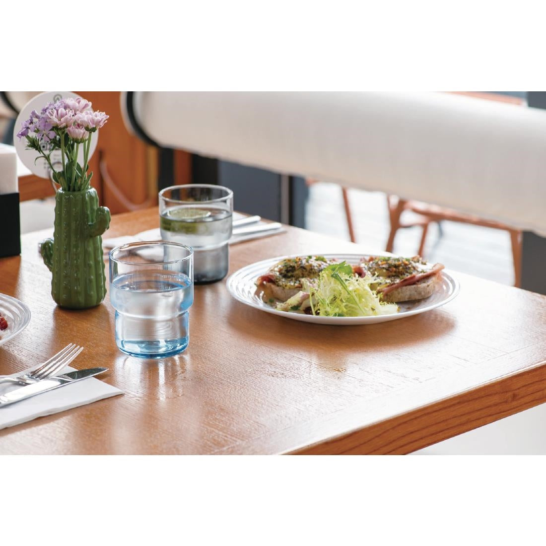 Arcoroc Log Brush Grey Tumblers 220ml (24 Pack)