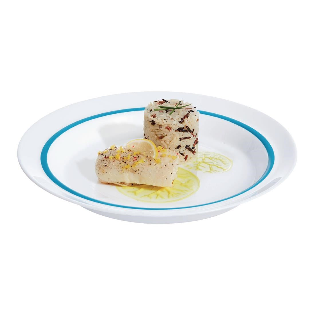 Arcoroc Autonomy Blue Plates 230mm (12 Pack)