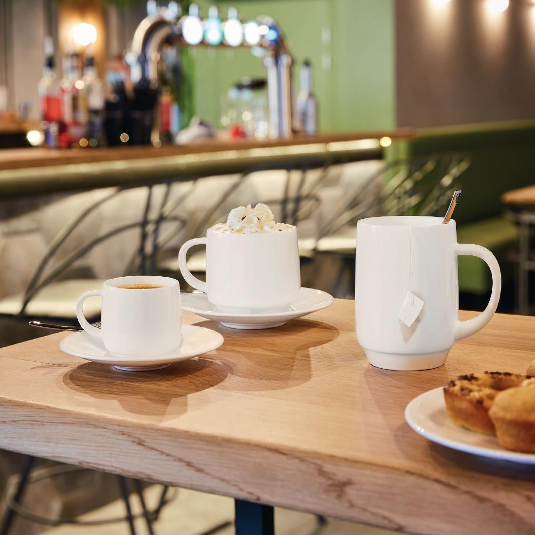 Arcoroc Intensity White Baril Mugs 290ml (24 Pack)