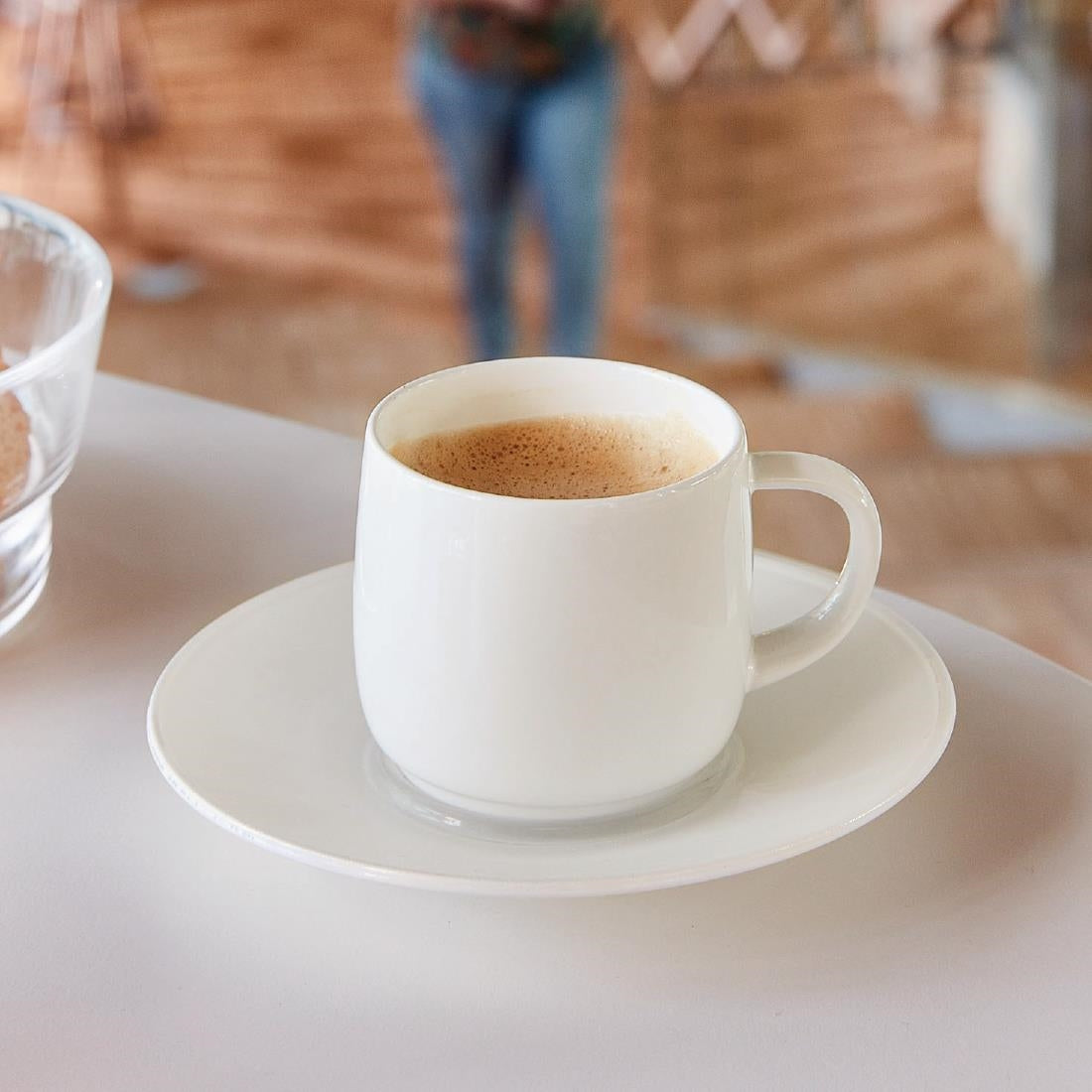 Arcoroc Intensity White Baril Saucers 154mm (24 Pack)