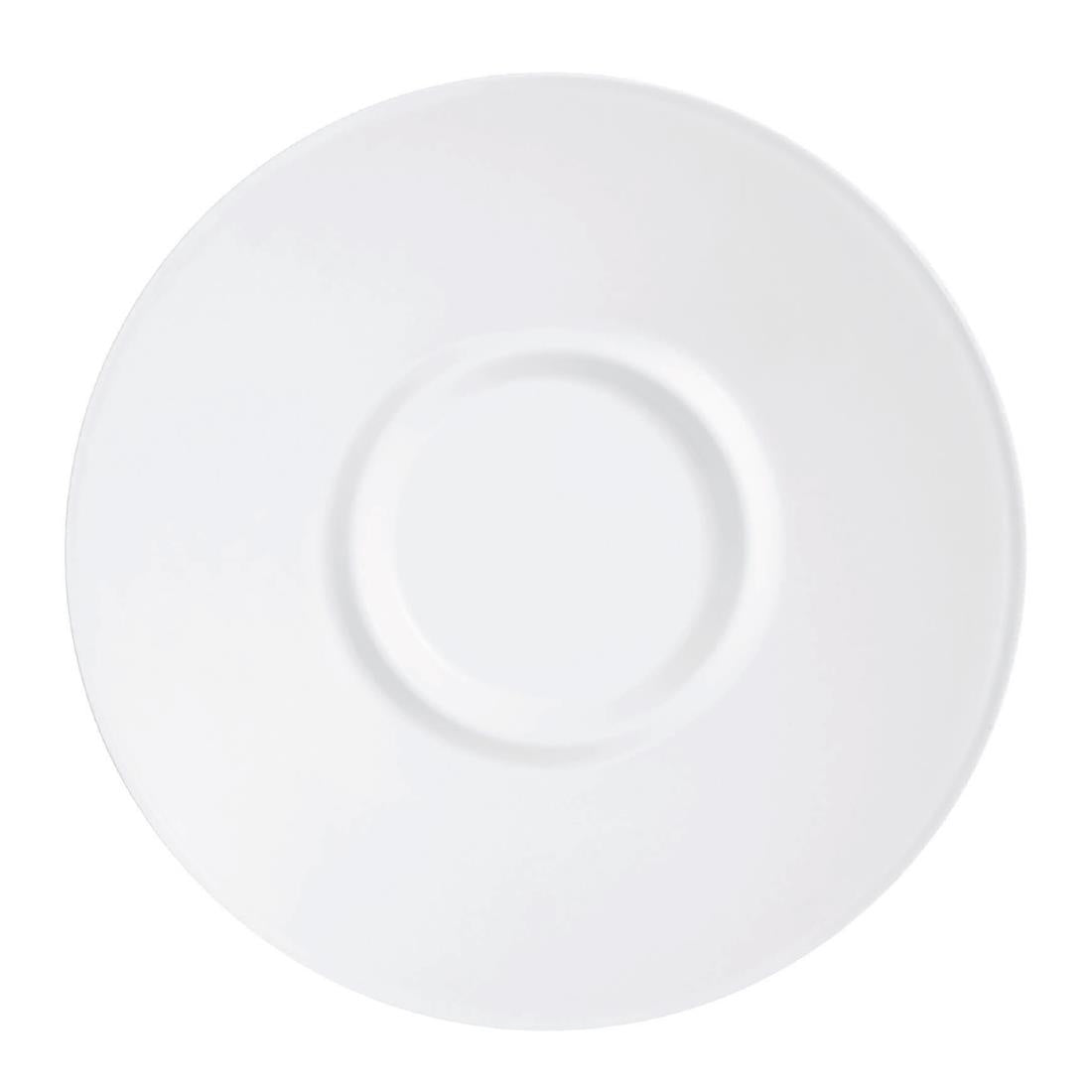 Arcoroc Intensity White Baril Saucers 154mm (24 Pack)