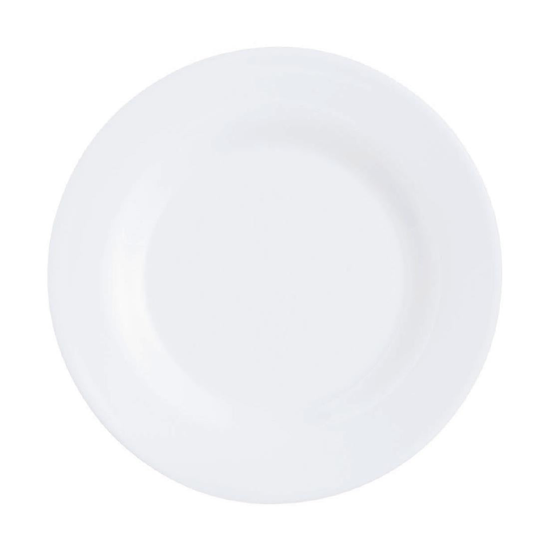 Arcoroc Intensity White Plates 205mm (24 Pack)