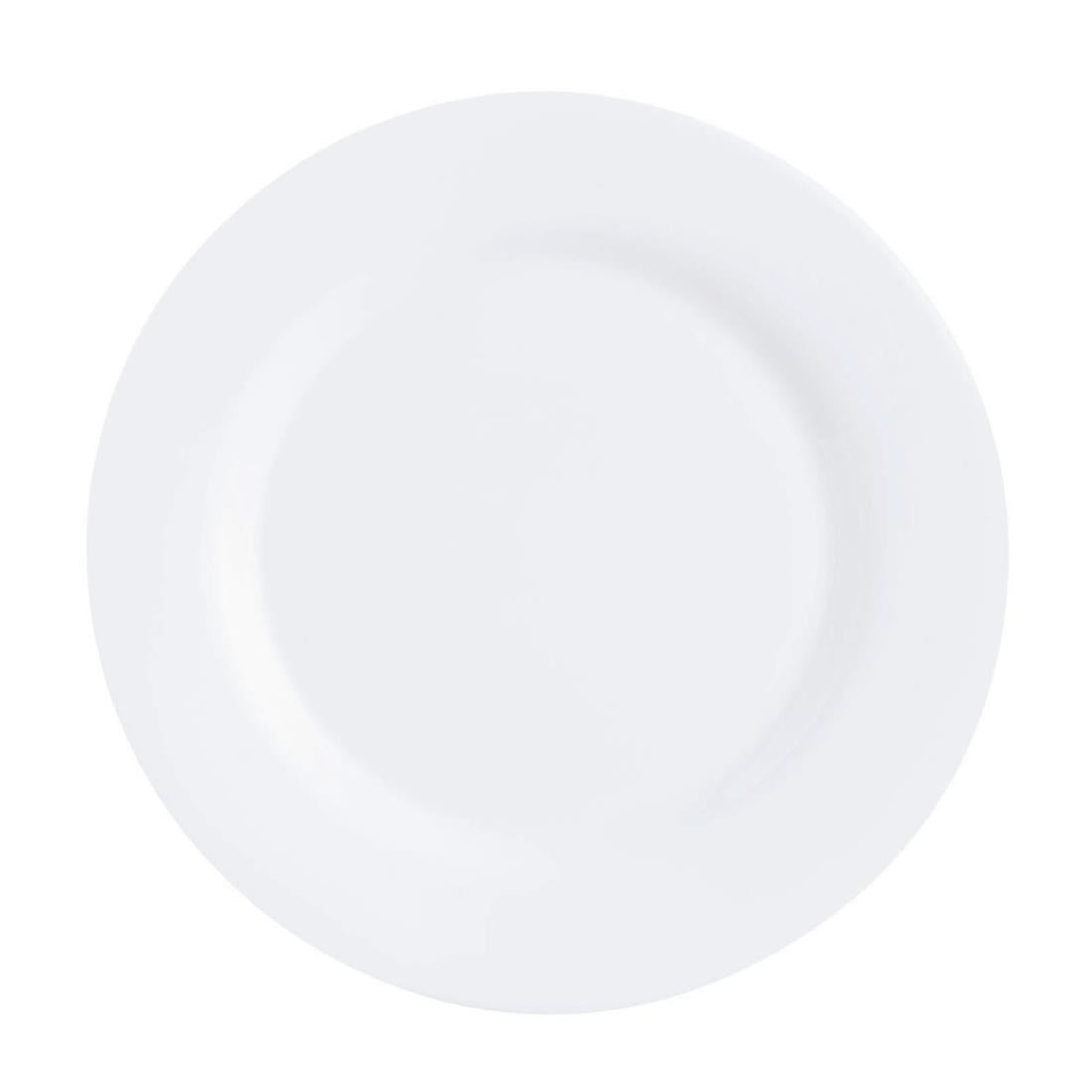 Arcoroc Intensity White Plates 240mm (24 Pack)