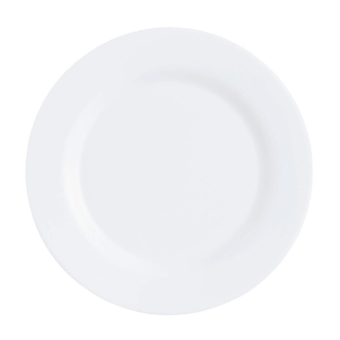 Arcoroc Intensity White Plates 255mm (12 Pack)