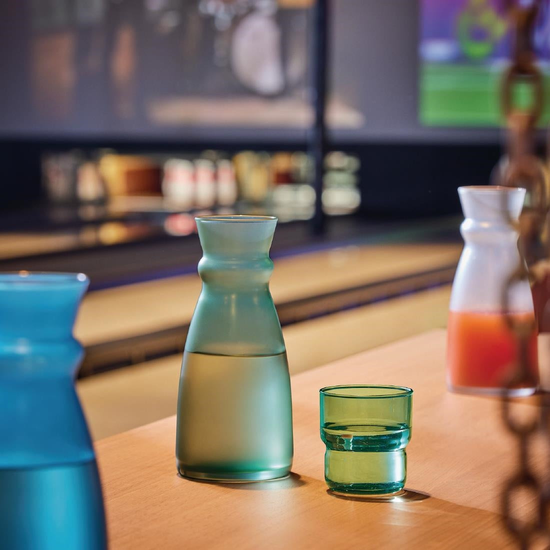 Arcoroc Log Brush Dark Green Tumblers 220ml (48 Pack)