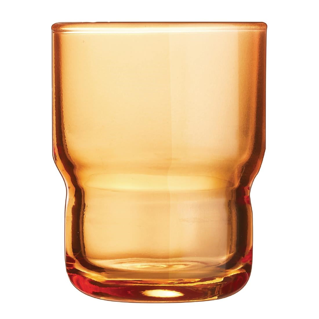 Arcoroc Log Brush Orange Tumblers 160ml (48 Pack)