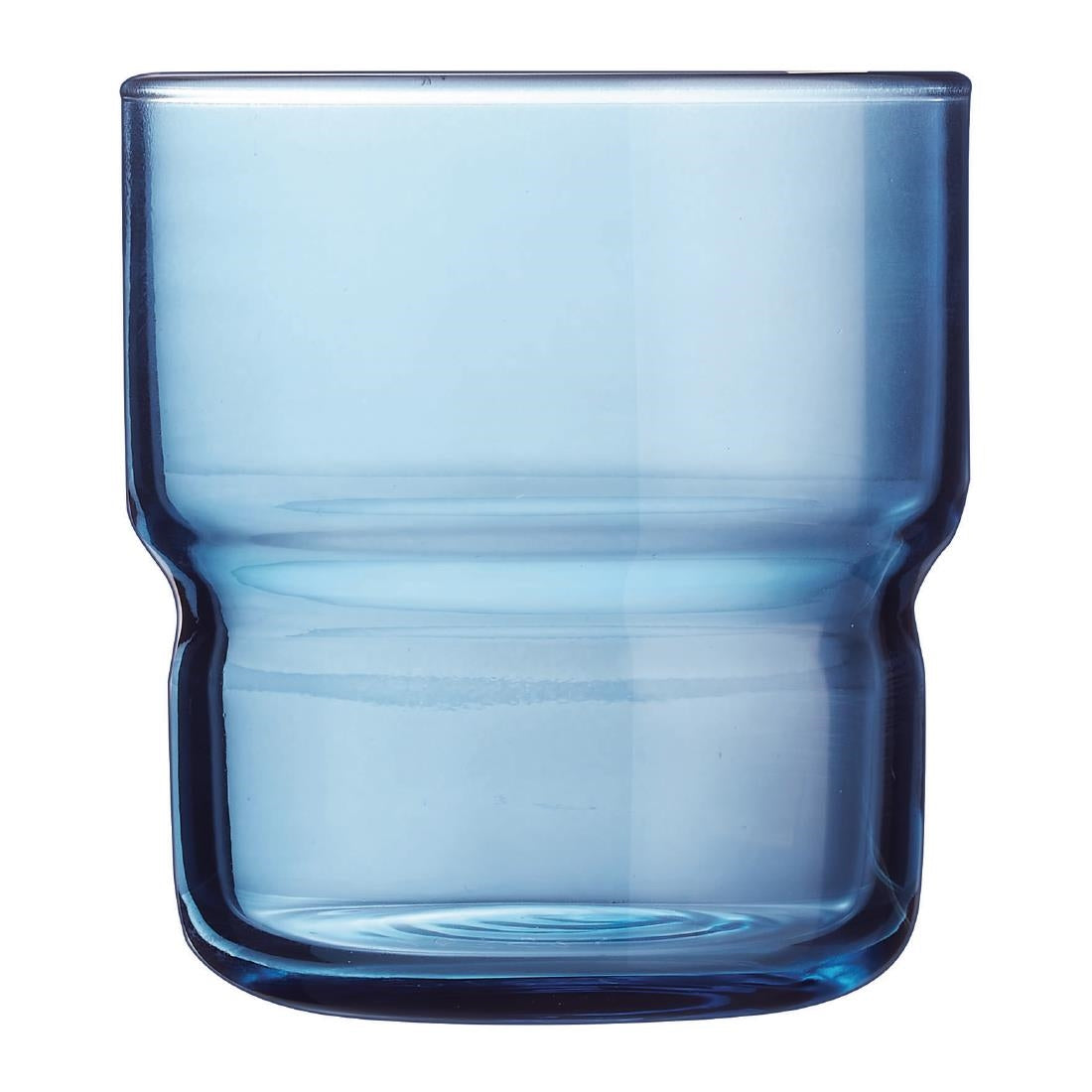 Arcoroc Log Brush Blue Jean Tumblers 220ml (48 Pack)