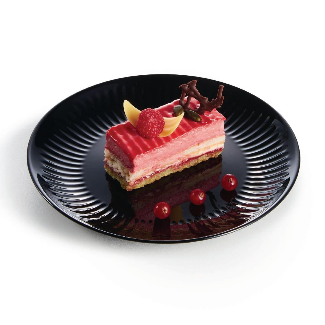 Luminarc Cottage Black Dessert Plates 190mm (24 Pack)