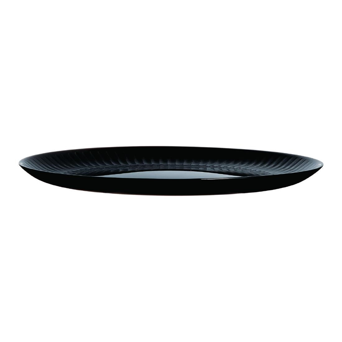 Luminarc Cottage Black Dinner Plates 250mm (24 Pack)