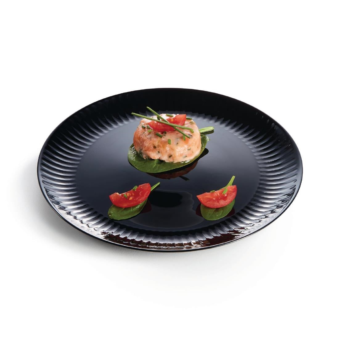 Luminarc Cottage Black Dinner Plates 250mm (24 Pack)