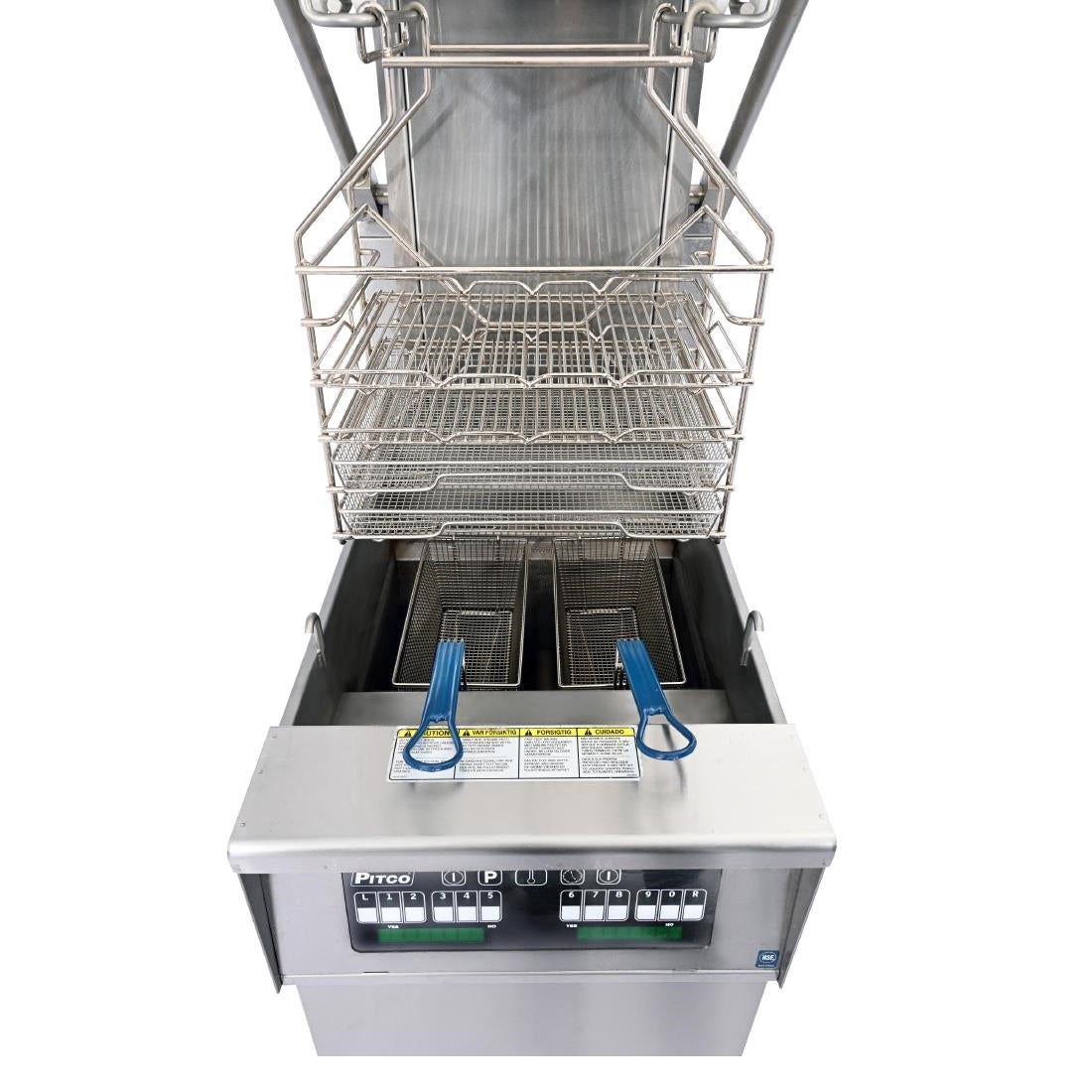 Pitco Solstice Natural Gas Rack Fryer with SoloFilter SF-SG6H