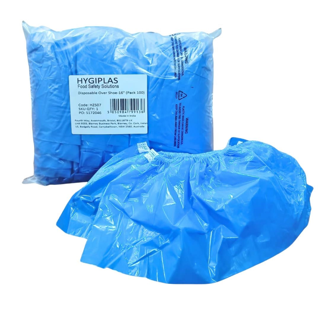 Hygiplas Disposable Overshoe Covers - 16" (100 Pack)