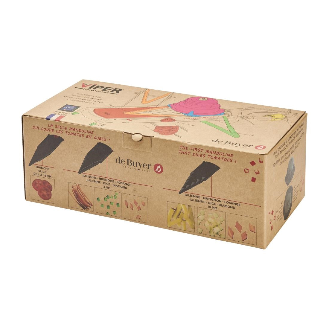 De Buyer Mandolin Viper Julienne 4-10mm