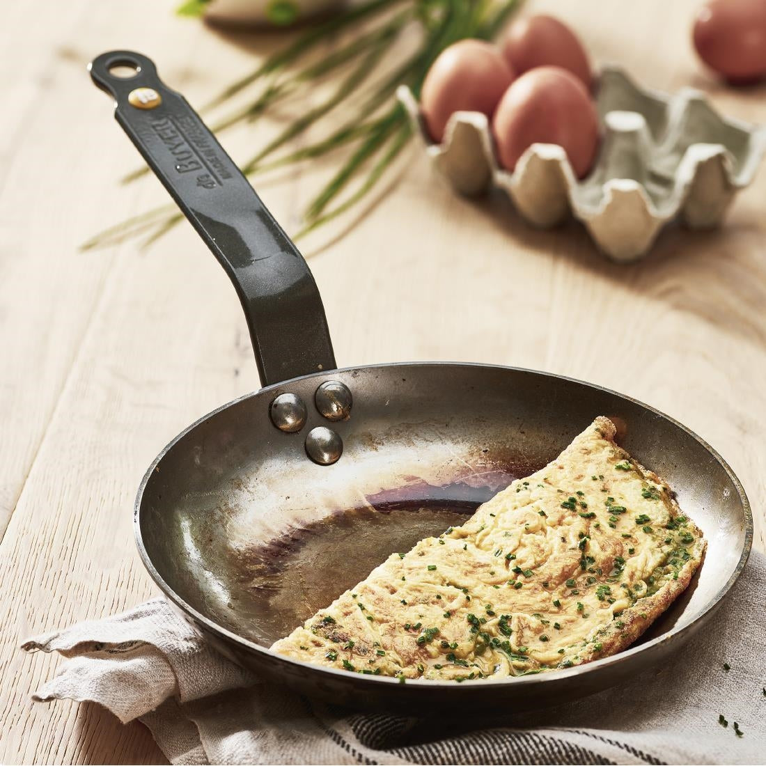 De Buyer Mineral B Omelette Frying Pan 20cm