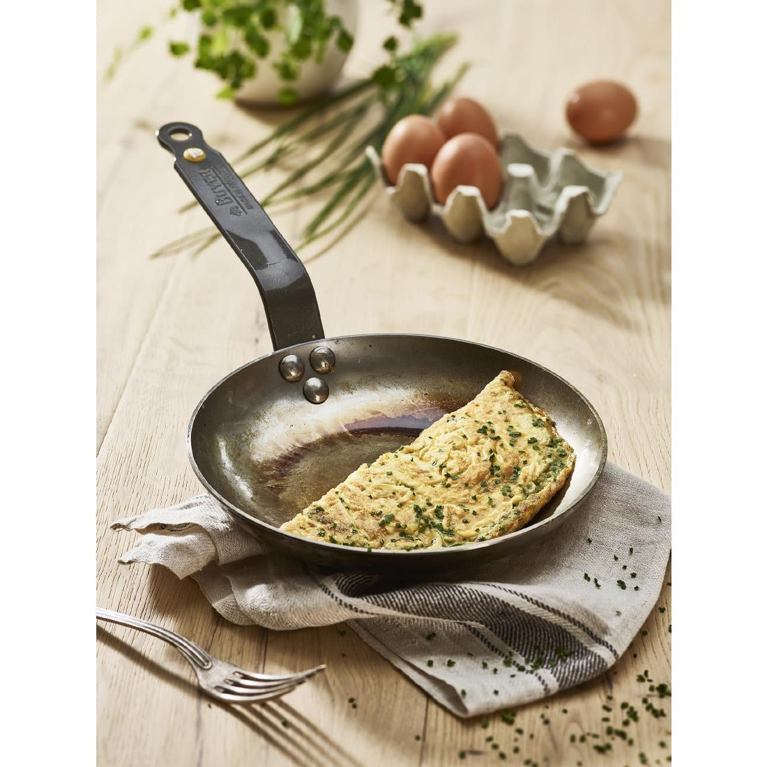 De Buyer Mineral B Omelette Frying Pan 20cm