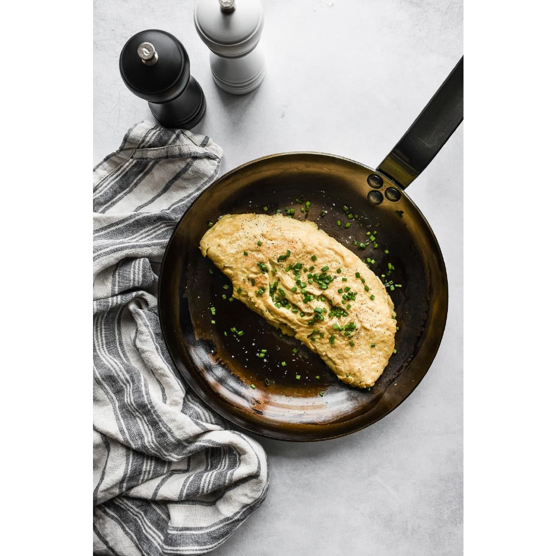 De Buyer Mineral B Omelette Frying Pan 24cm