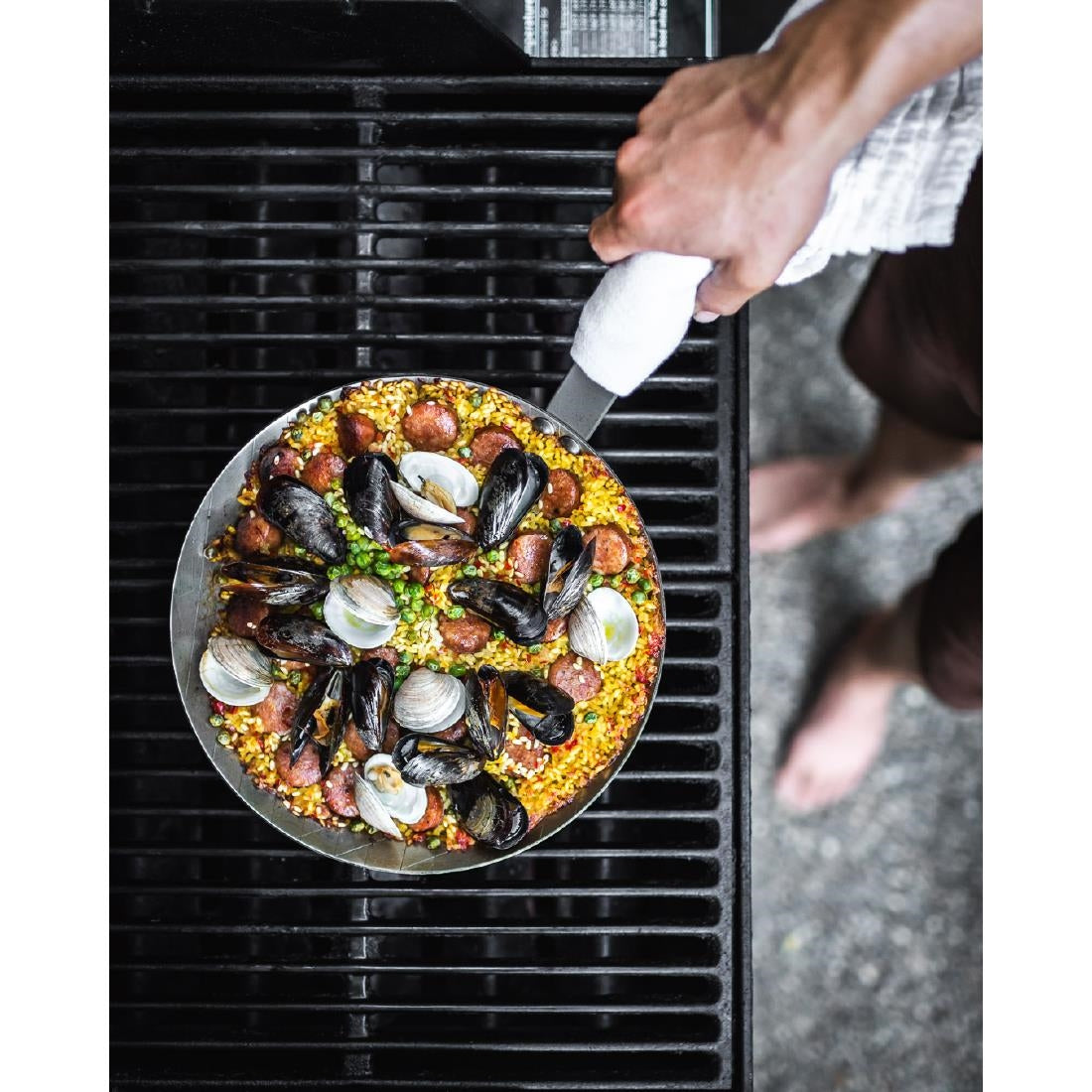 De Buyer Mineral B Steel Steak Frying Pan 24cm