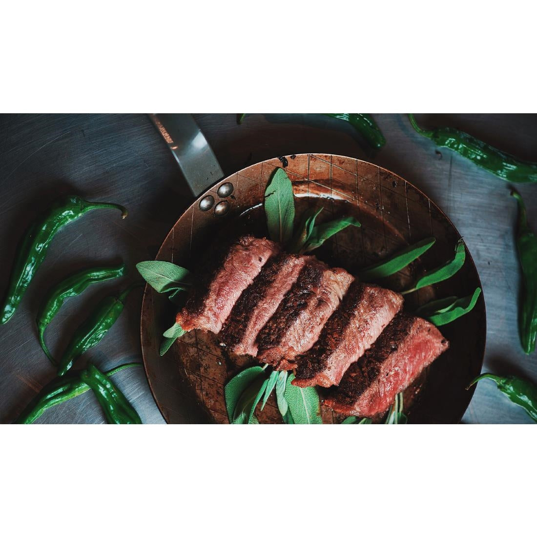 De Buyer Mineral B Steel Steak Frying Pan 24cm