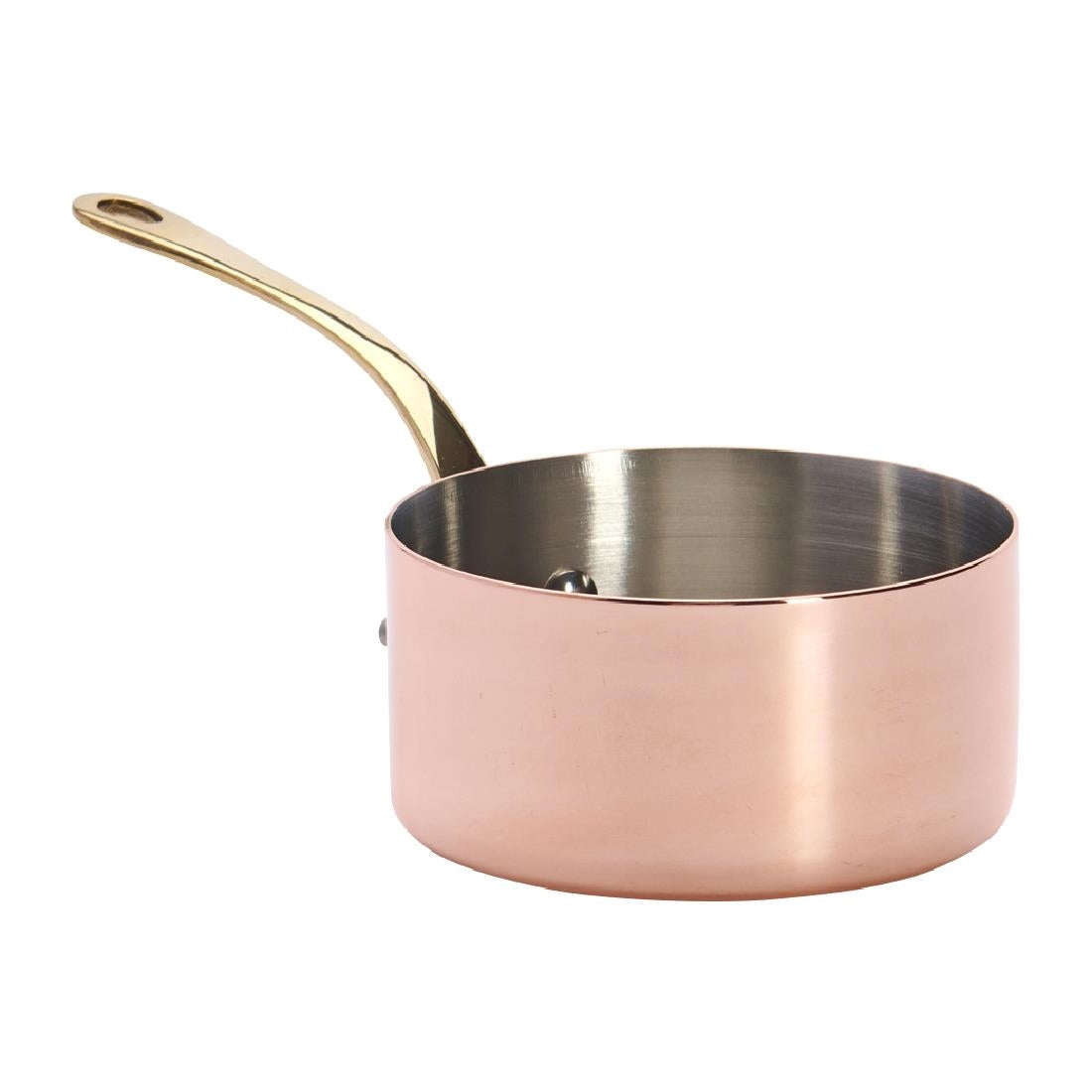 De Buyer Inocuivre Mini Saucepan with Brass Handle 9cm