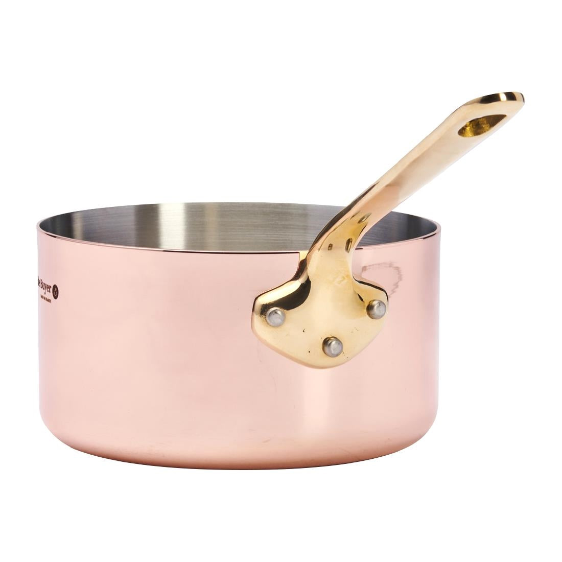 De Buyer Inocuivre Saucepan with Brass Handle 14cm