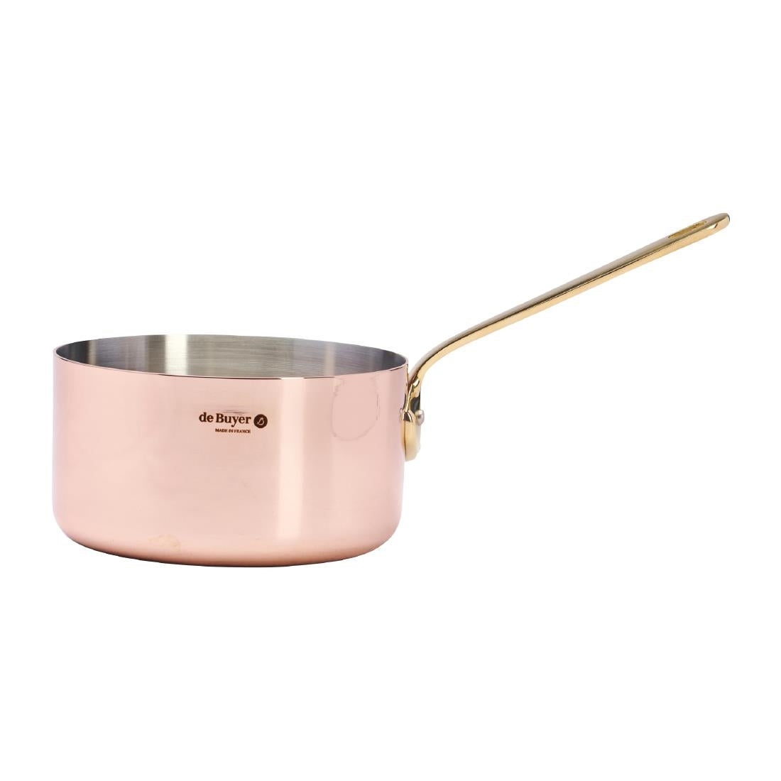 De Buyer Inocuivre Saucepan with Brass Handle 16cm