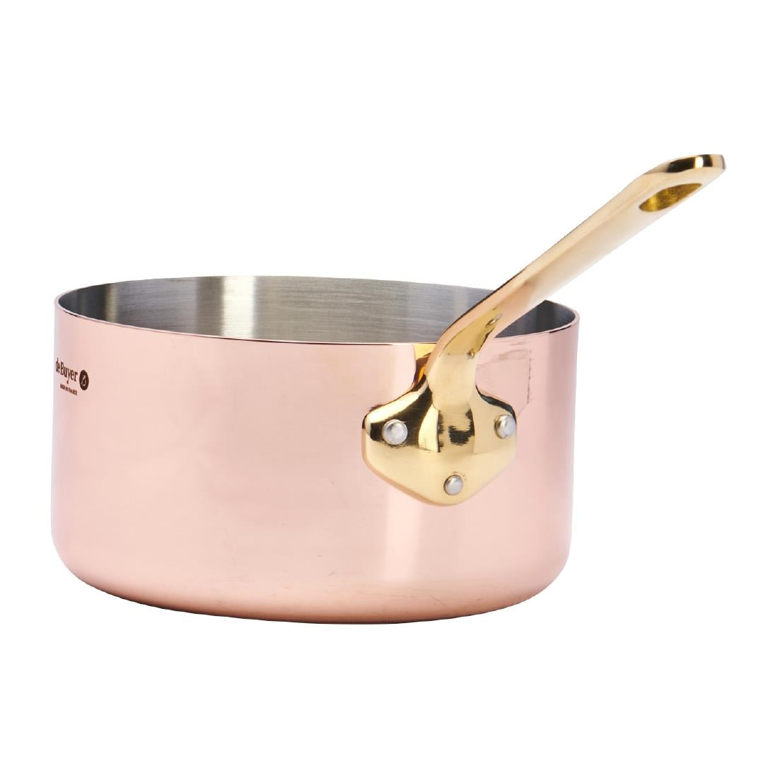 De Buyer Inocuivre Saucepan with Brass Handle 16cm