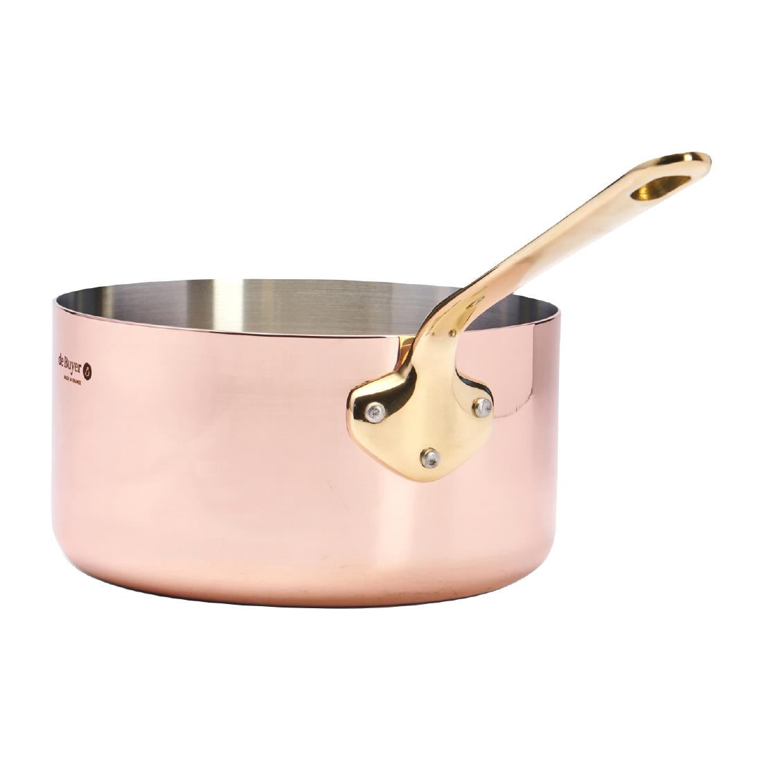 De Buyer Inocuivre Saucepan with Brass Handle 18cm