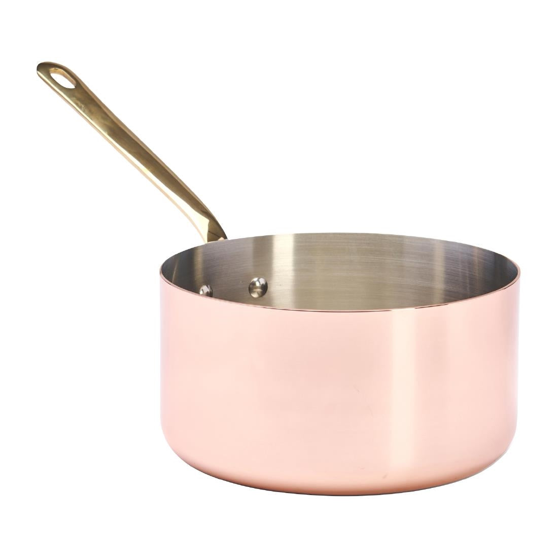 De Buyer Inocuivre Saucepan with Brass Handle 20cm