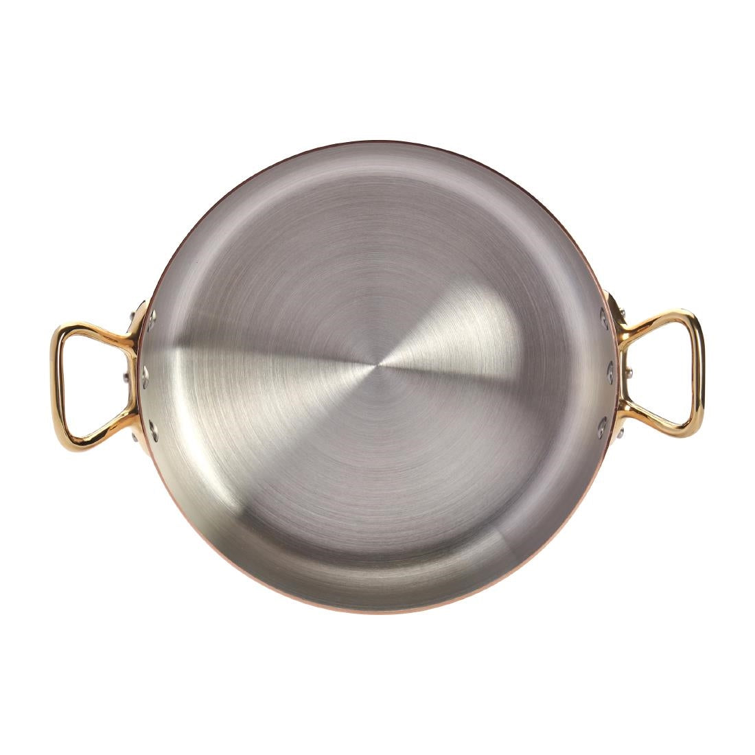 De Buyer Inocuivre Saute Pan with Lid Brass 24cm