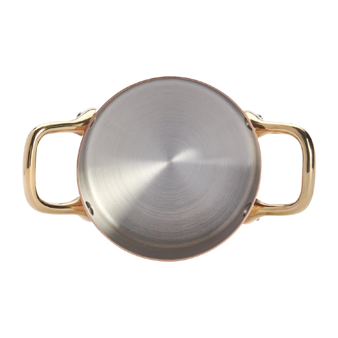 De Buyer Inocuivre Mini Saucepan with Brass Handles 10cm