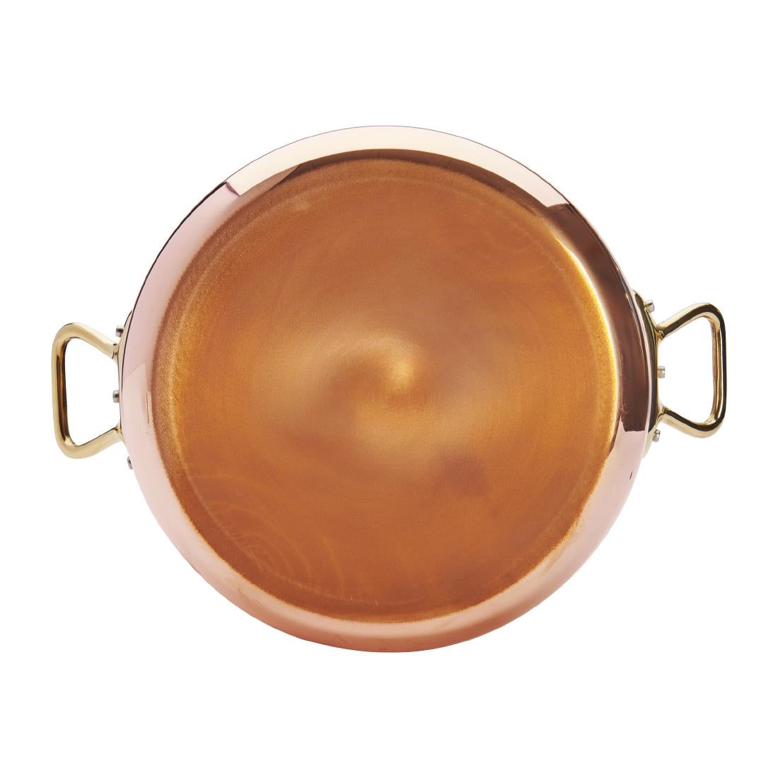 De Buyer Inocuivre Round Stewpan with Lid Brass 24cm