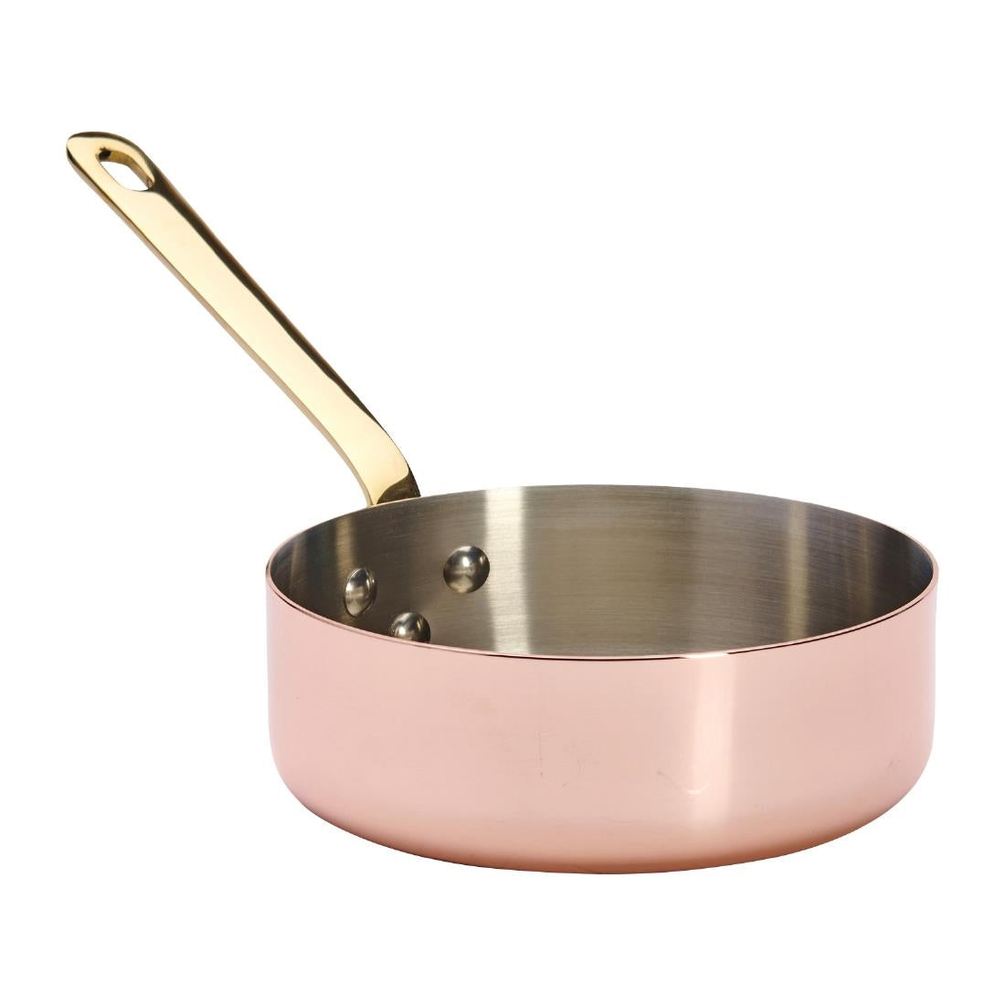 De Buyer Inocuivre Saute Pan Brass 16cm