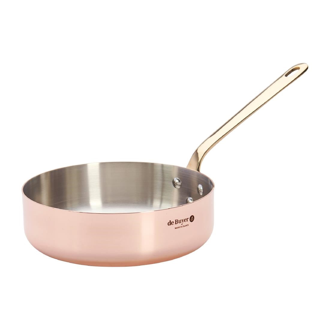 De Buyer Inocuivre Saute Pan Brass 20cm