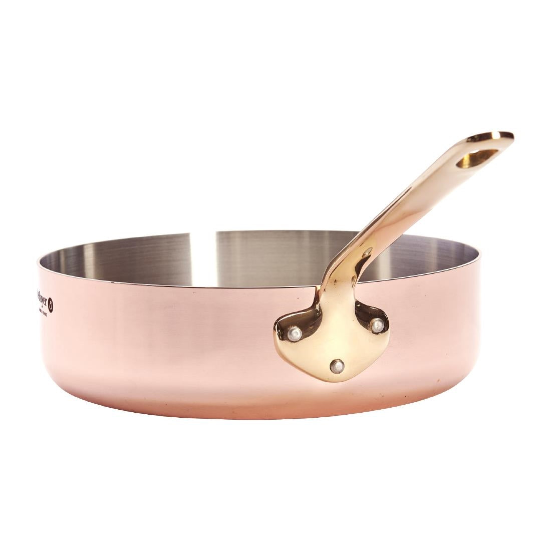 De Buyer Inocuivre Saute Pan Brass 24cm