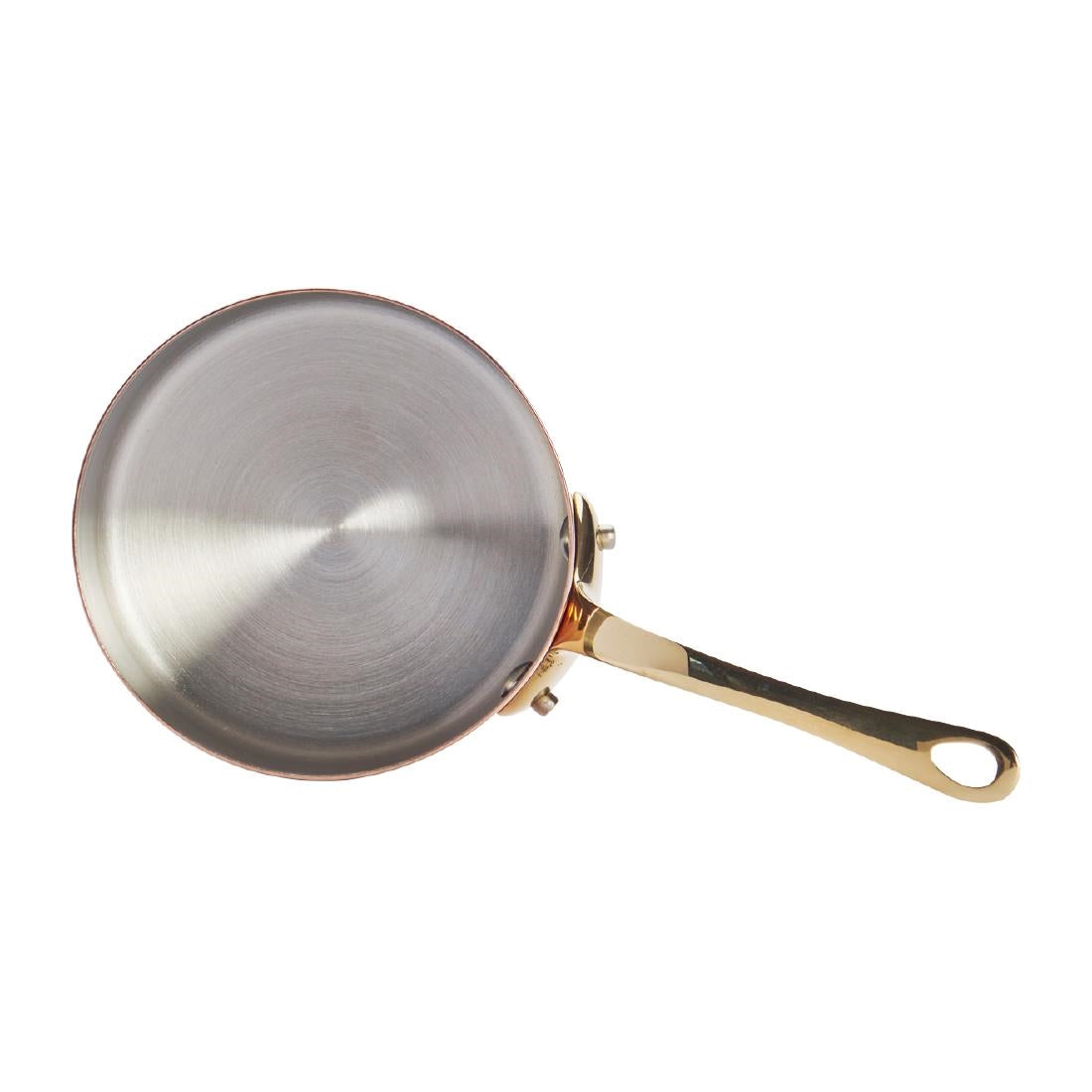 De Buyer Inocuivre Mini Sauce Pan with Lid Brass 9cm