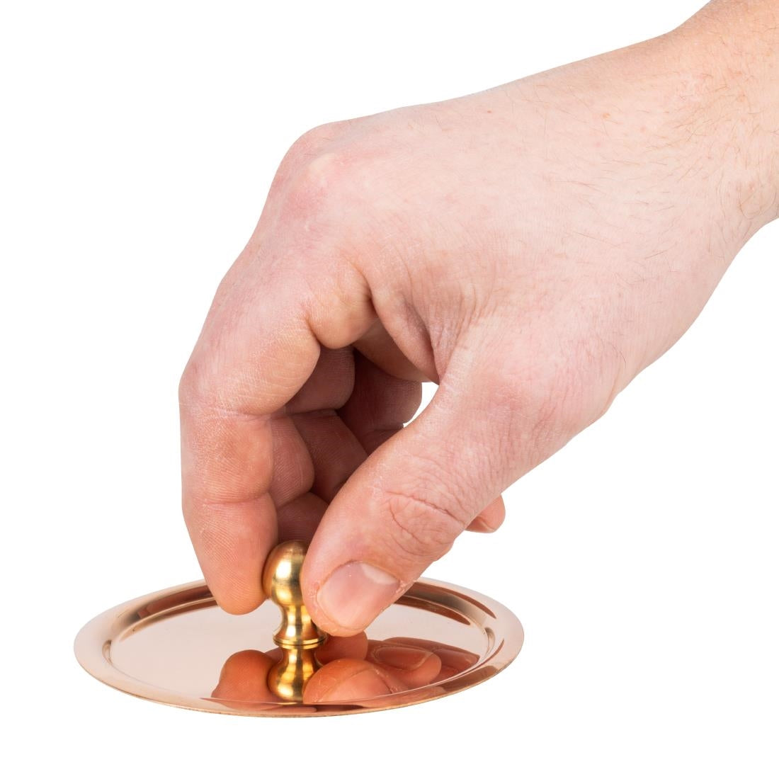 De Buyer Inocuivre Lid with Brass Handle 9cm