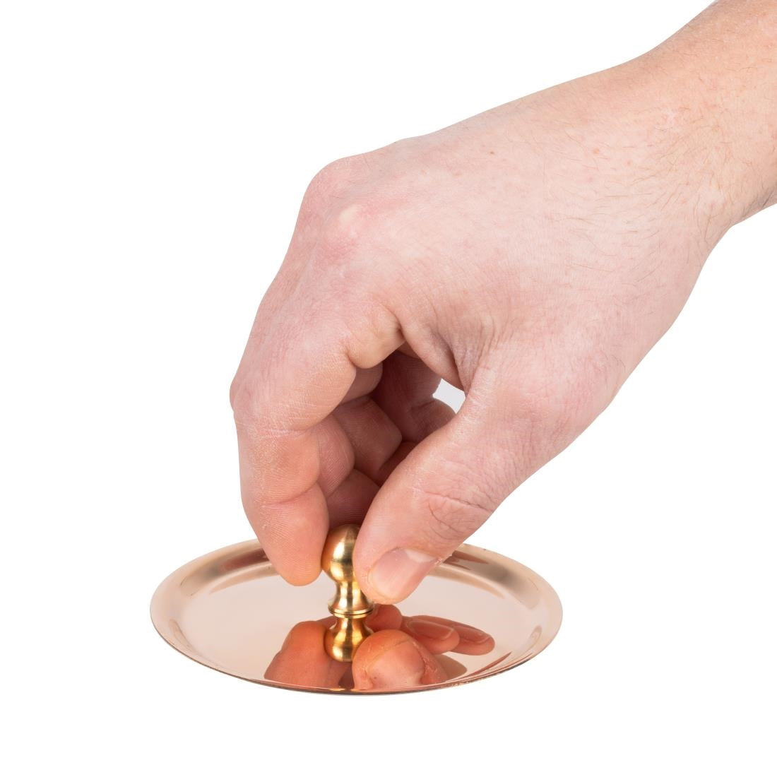 De Buyer Inocuivre Lid with Brass Handle 10cm