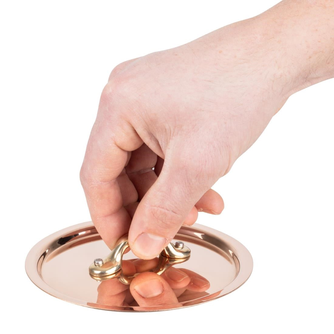 De Buyer Inocuivre Lid with Brass Handle 12cm