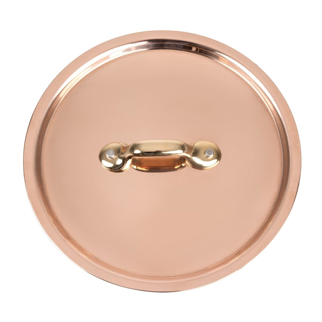 De Buyer Inocuivre Lid with Brass Handle 14cm