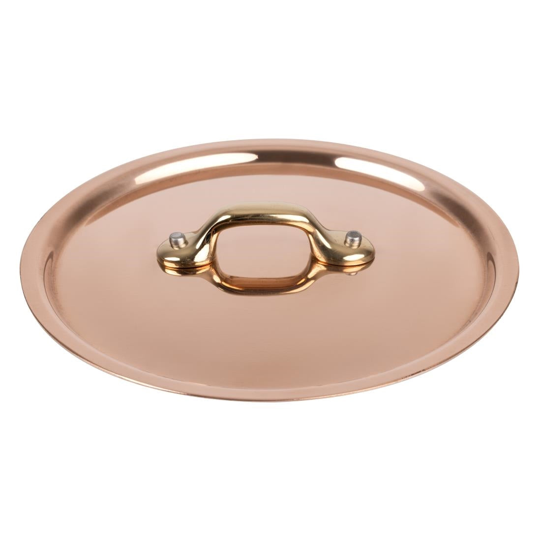 De Buyer Inocuivre Lid with Brass Handle 14cm