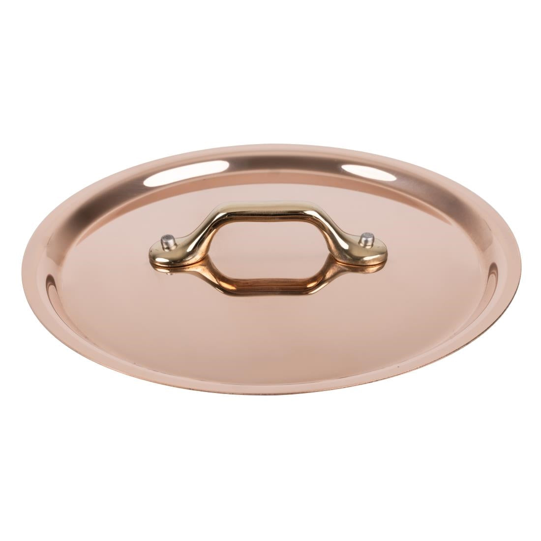 De Buyer Inocuivre Lid with Brass Handle 16cm