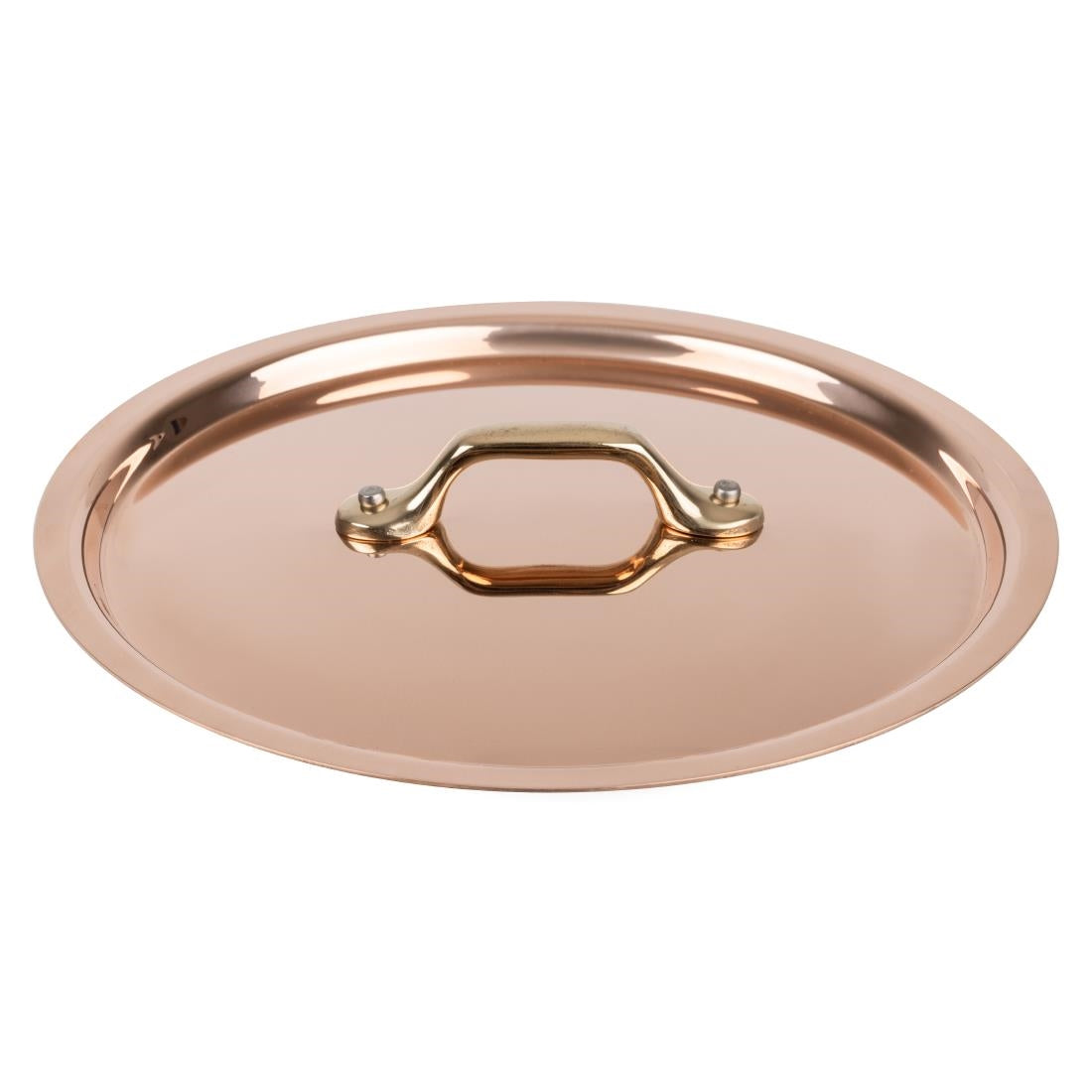 De Buyer Inocuivre Lid with Brass Handle 18cm