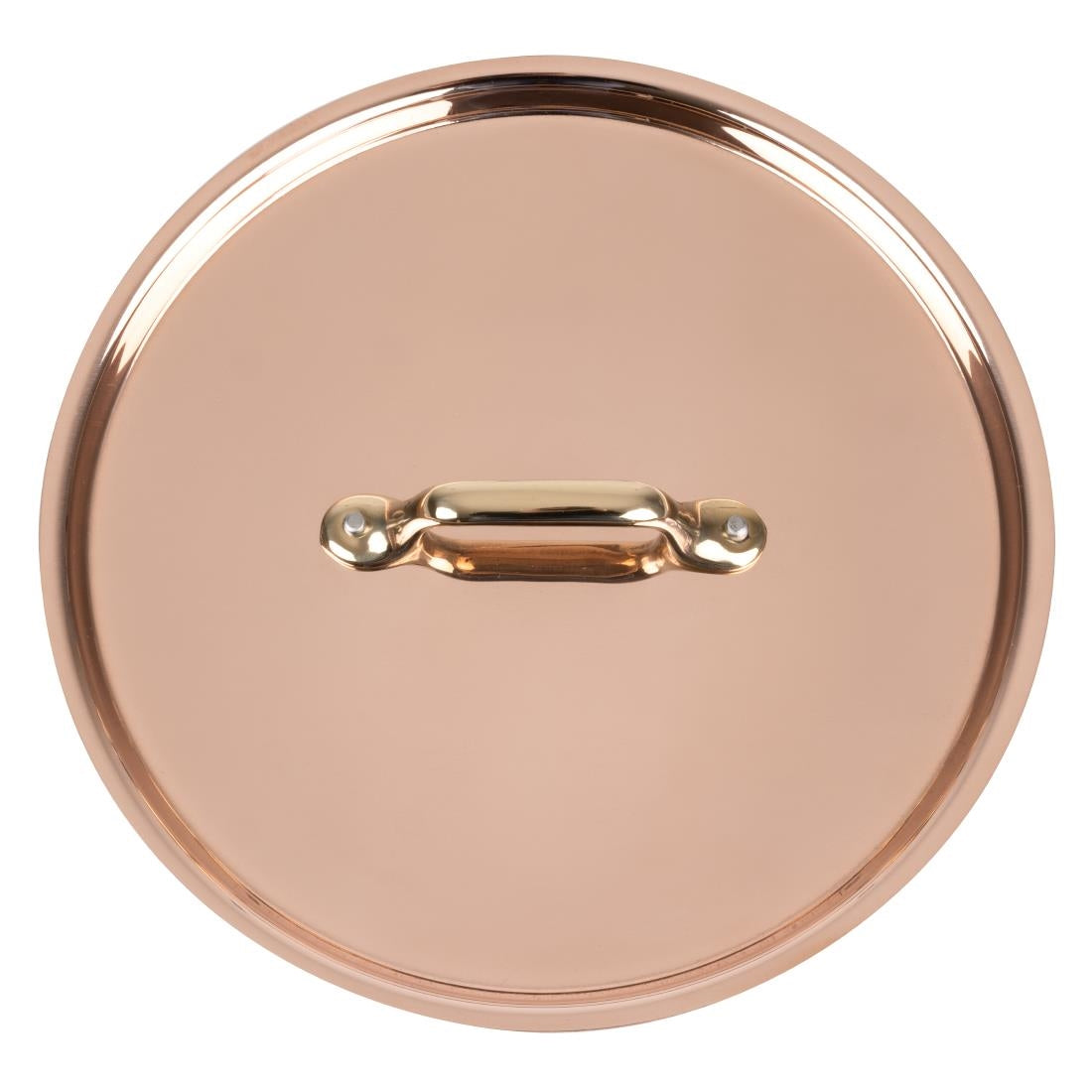 De Buyer Inocuivre Lid with Brass Handle 20cm