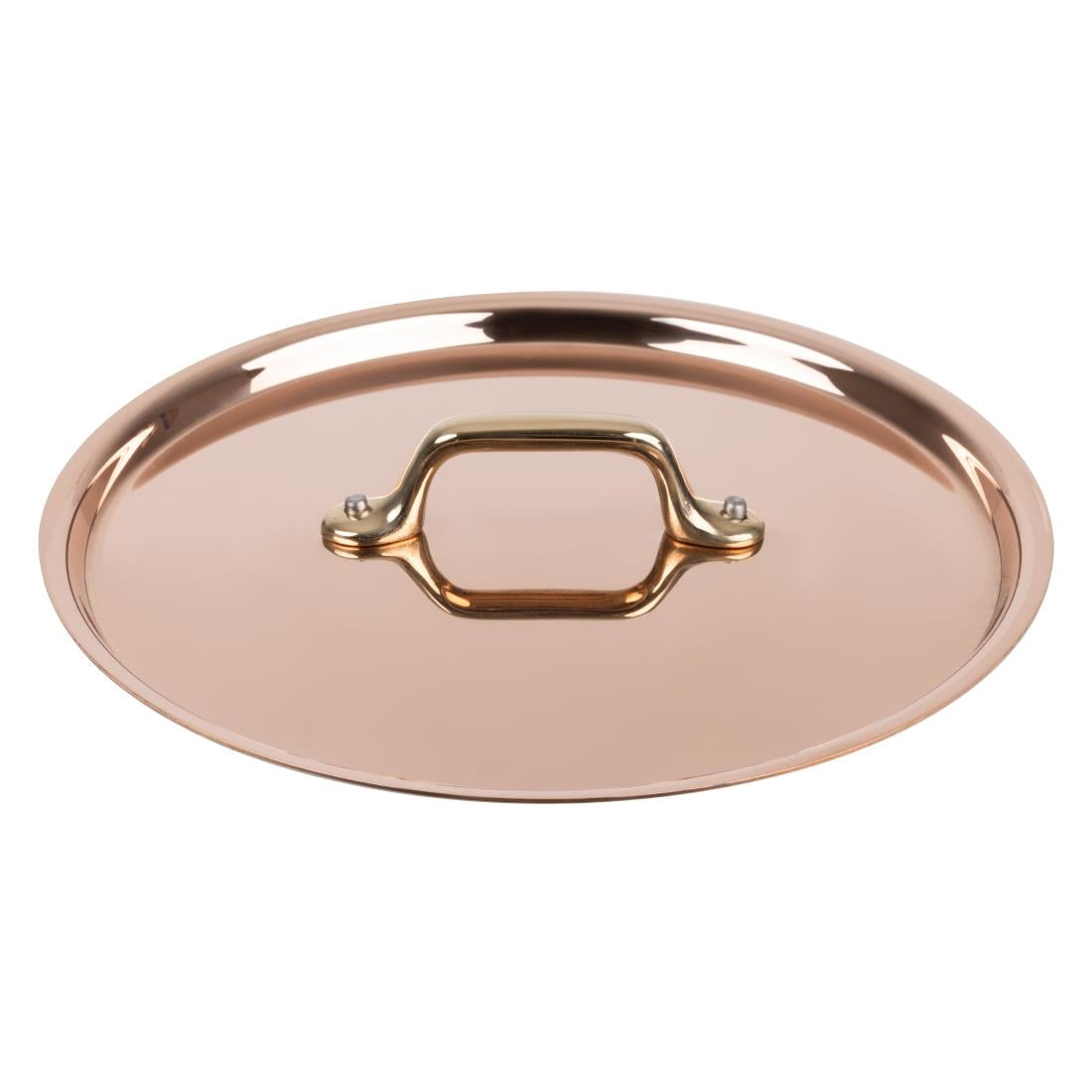 De Buyer Inocuivre Lid with Brass Handle 20cm
