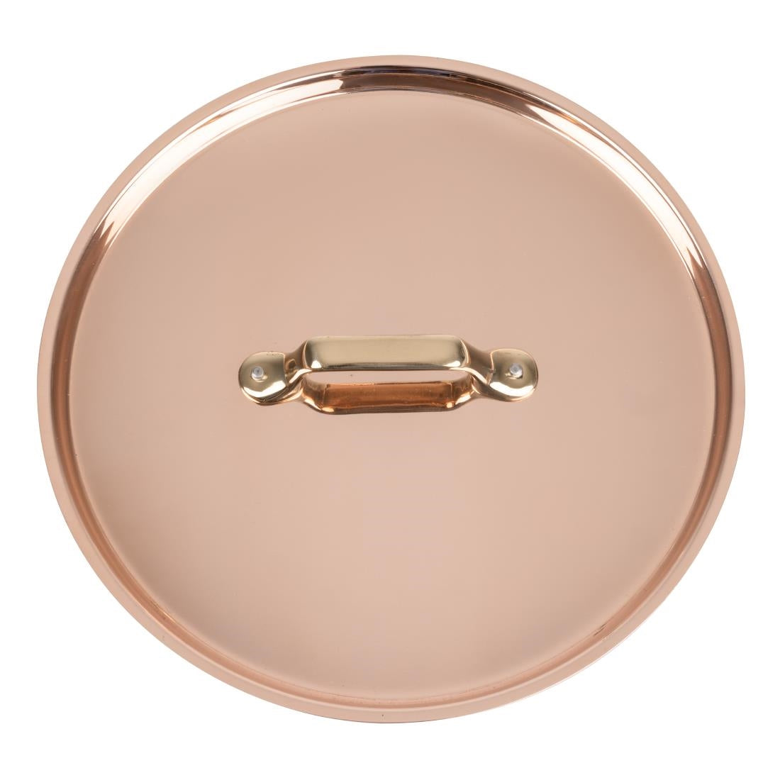 De Buyer Inocuivre Lid with Brass Handle 24cm